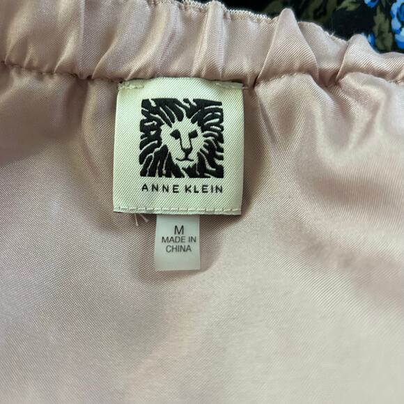 Anne Klein Midi Skirt Pleated Polka Dot Pink Coquette Balletcore Women Medium - Picture 4 of 7